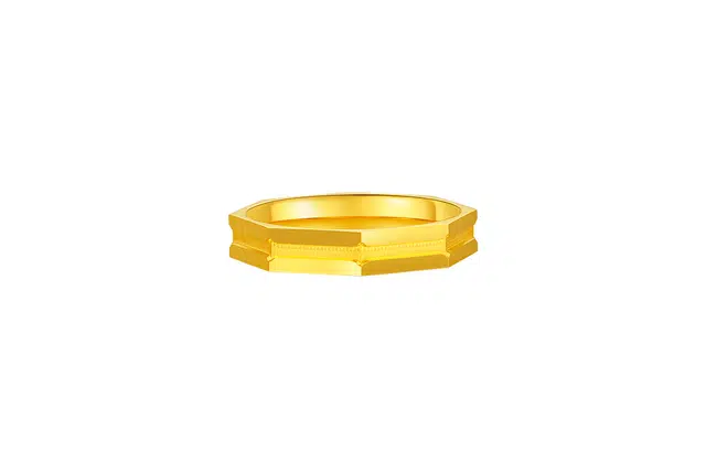 周六福 黄景瑜黄金对戒瑜见系列婚嫁 足金 按克计价 戒指 男女同款情侣款
