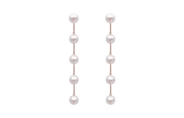 克拉日记 链条长款流苏耳饰 轻奢简约高级感 珍珠母贝 耳环 女款