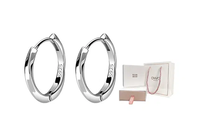 OWO Mobius 925 Silver Earrings