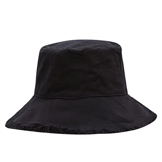 浪莎 日系毛边遮阳 休闲帽子可折叠水洗布帽 棉 渔夫帽 男女同款情侣款