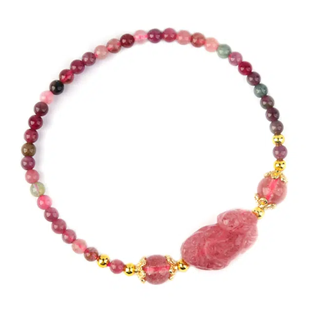 谧月珠宝 宫廷风新中式优雅 水晶 玉石手串 女款