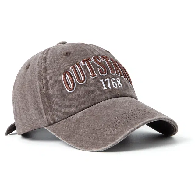 白卷 软顶户外街头嘻哈遮阳字母水洗做旧 棉 棒球帽 男女同款情侣款