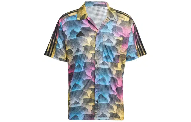 adidas Tiro Allover Print Mesh Resort Shirt