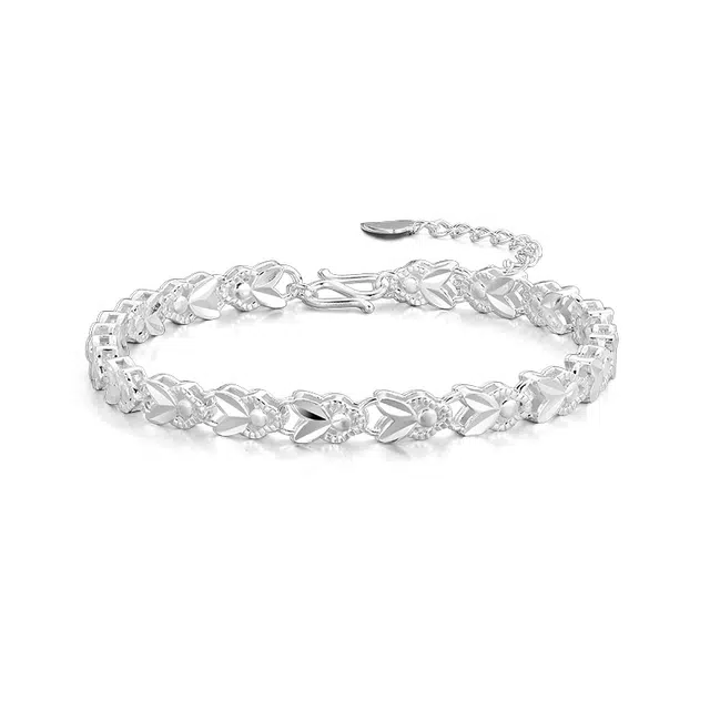 千之银 幸运兔 兔飞猛进小众设计感新中式国潮风 足银 手链 女款