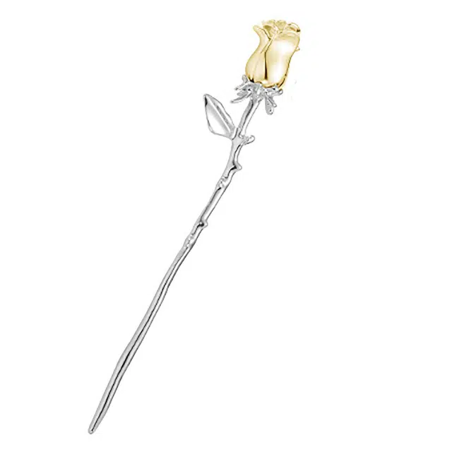 秦福炫 新中式甜酷液态玫瑰发饰 发簪 女款