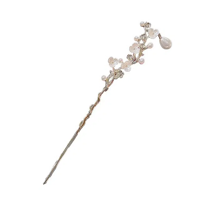 华髻 新中式国潮古风复古十二花神梅花闺蜜款小清新森系发饰 发簪 女款