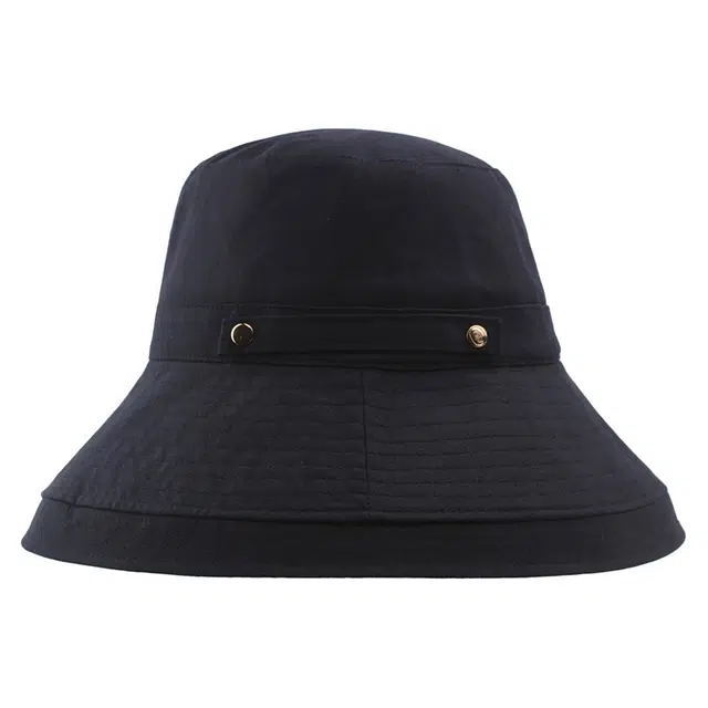 浪莎 纯色个性盆帽遮阳户外大檐 棉 聚酯纤维 渔夫帽太阳帽 男女同款情侣款