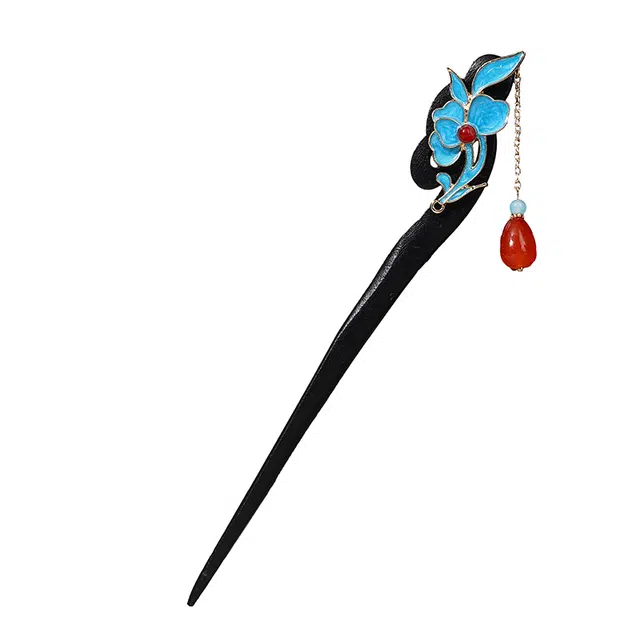 圣所 凤求凰流苏步摇新中式国风手工木 发簪 女款