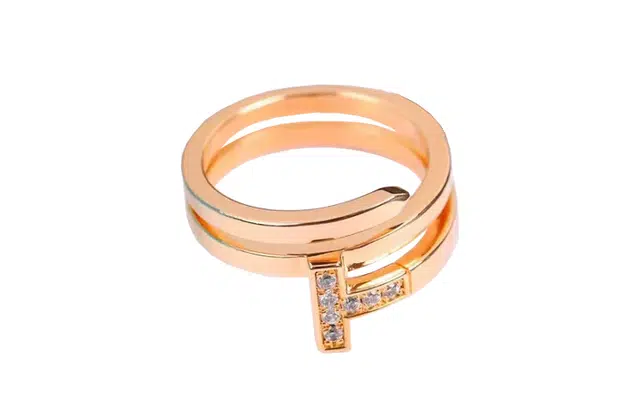 Tiffany & Co. T Series 18K Rose Gold Ring