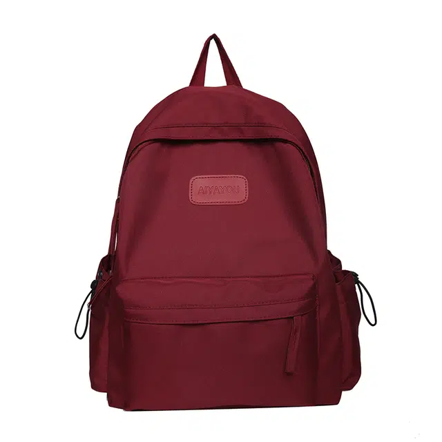 德力熊尼龙男女通用多色书包颜值大容量学生背包旅行双肩包