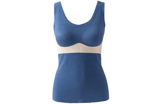 缪斯的诱惑 加绒无痕自发热薄款无袖背心 女款