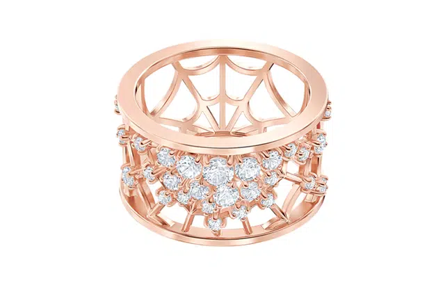 Swarovski Precisely Dreamcatcher Ring Rose Gold