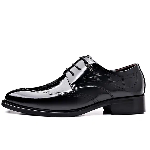 健休 休闲 正装皮鞋 男款 黑色