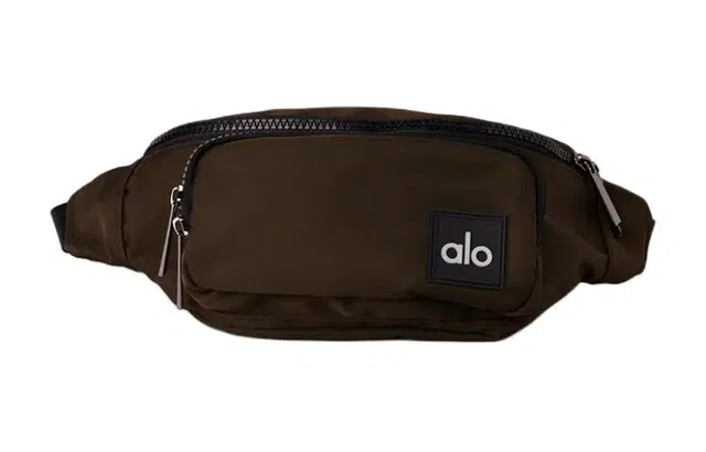 alo yoga Nylon Waist Bag Brown