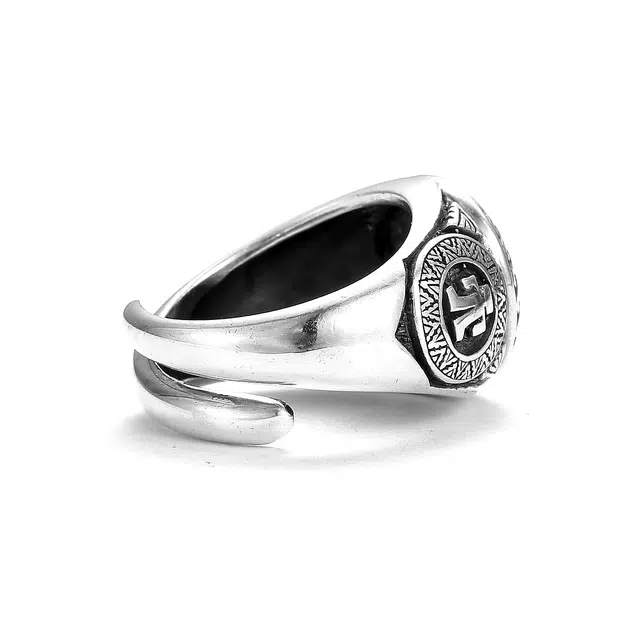 次世 民族风印第安人像 戒指 男款
