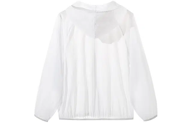 棉致 简约动物图案连帽长袖防晒服 女款
