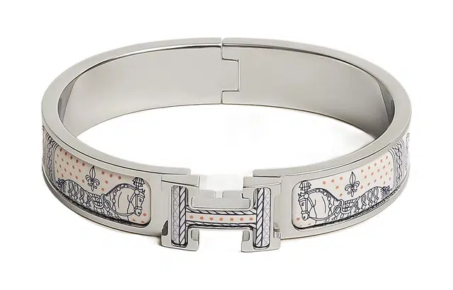 Hermes Clic H Grand Apparat Remix Multicolor Lilac Bracelet