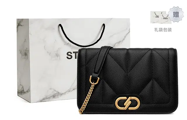 星期六 品牌包包女包大容量气质通勤手拎包简约百搭女友包夏季简约高级感菱格链条包 人造革 单肩包斜挎包腋下包 大号 女款 多色