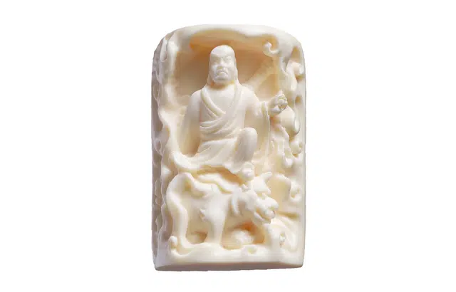 檀欣 新中式 伏虎罗汉手挂饰 招财平安祥瑞吉祥手把件 象牙果 菩提挂件 男女同款情侣款 礼盒装
