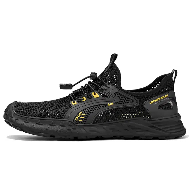 季公羊 网布 舒适百搭 防滑耐磨透气 低帮 生活休闲鞋 男款