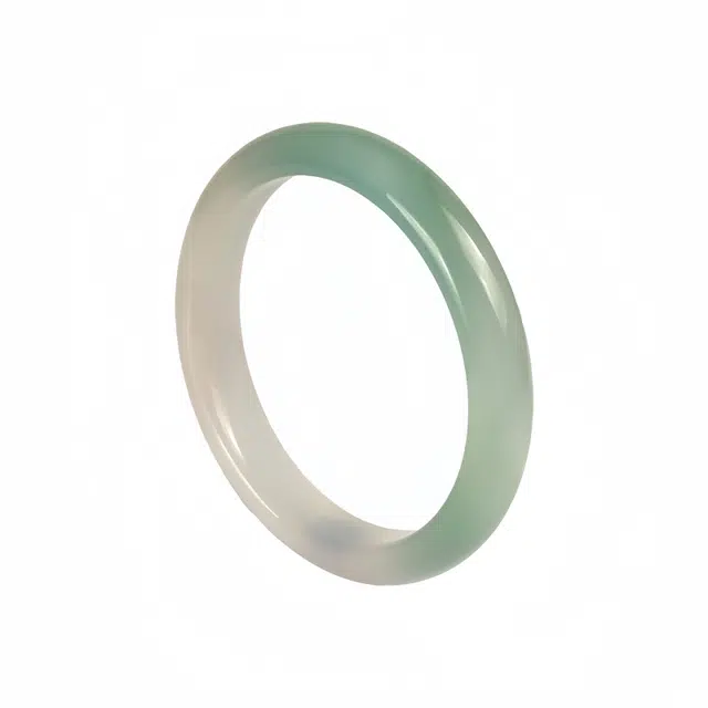 七小匠 新中式 国风 简约设计 半山半水平安 玉髓 手镯 女款