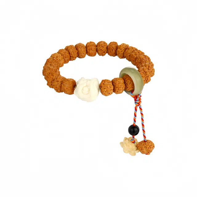 七小匠 新中式 国风 醒狮莲花 简约设计 金刚菩提 手串 男女同款情侣款