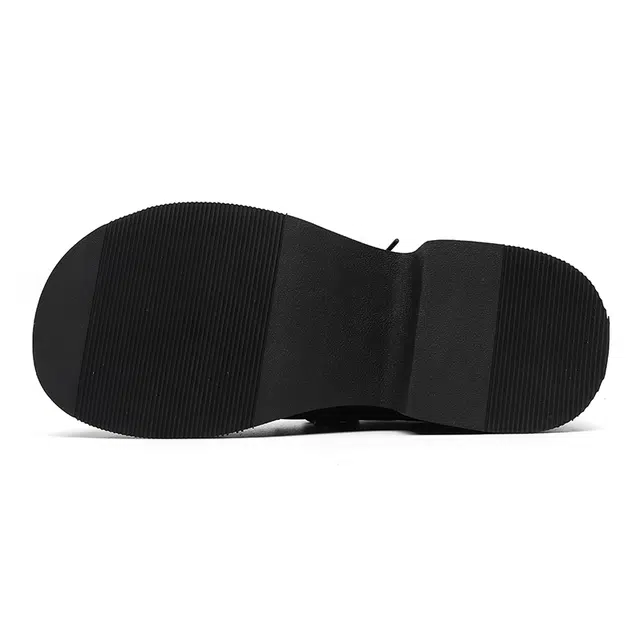 Dounkol Derby Thick Sole 5cm Black Warrior