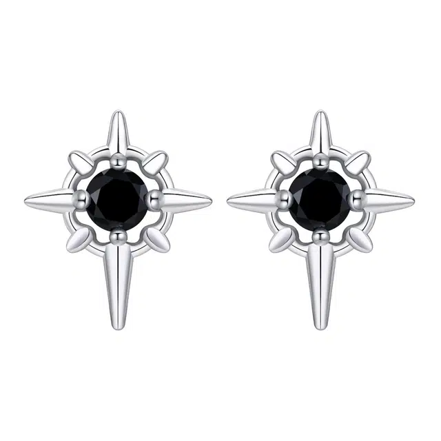 Lianduo Starburst 925 Silver Earrings