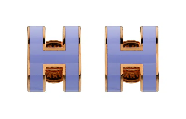 Hermes H Earrings