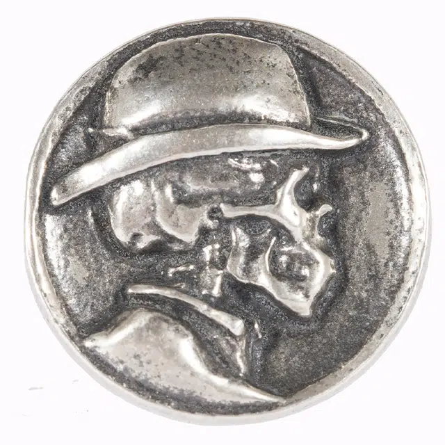 白木黑冰 骷髅先生 新中式潮流时尚高级感小众设计 银铜合金 耳钉 男款 礼盒