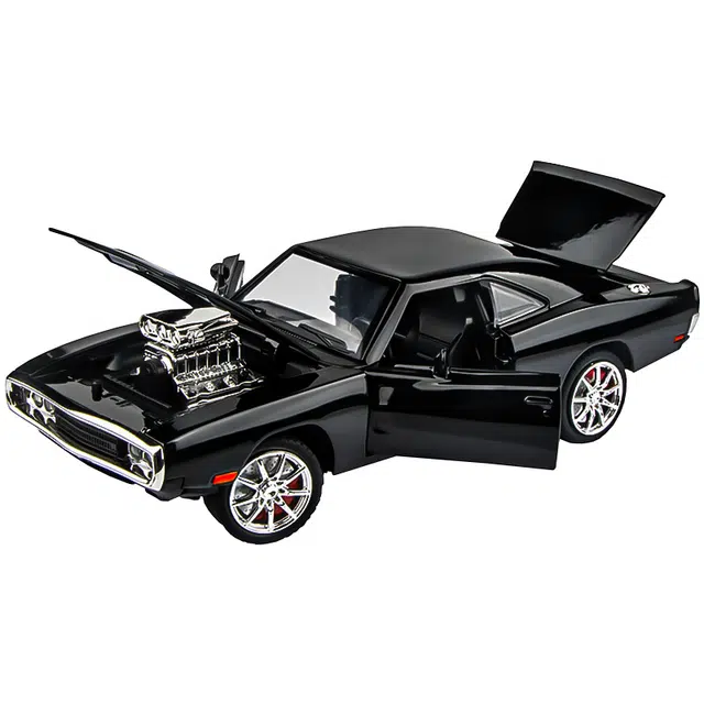 驰誉车玩 道奇 战马 合金车模 亮灯响声 回力行驶 车门可开 仿真汽车 成品模型