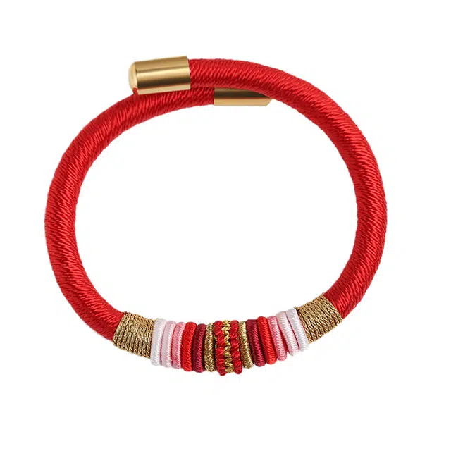 优态 手工编织九乘迦叶金刚结手绳 织物 手链 男女同款情侣款