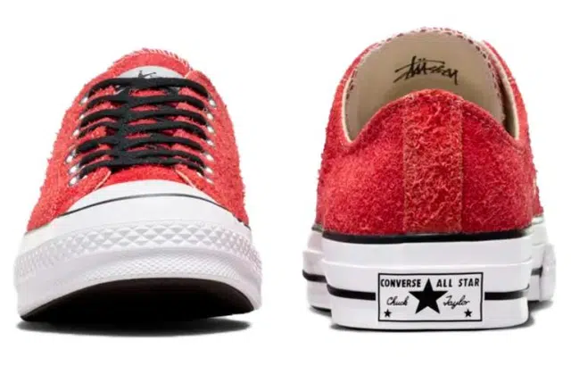 Stussy x Converse Chuck 70 Ox Poppy Red