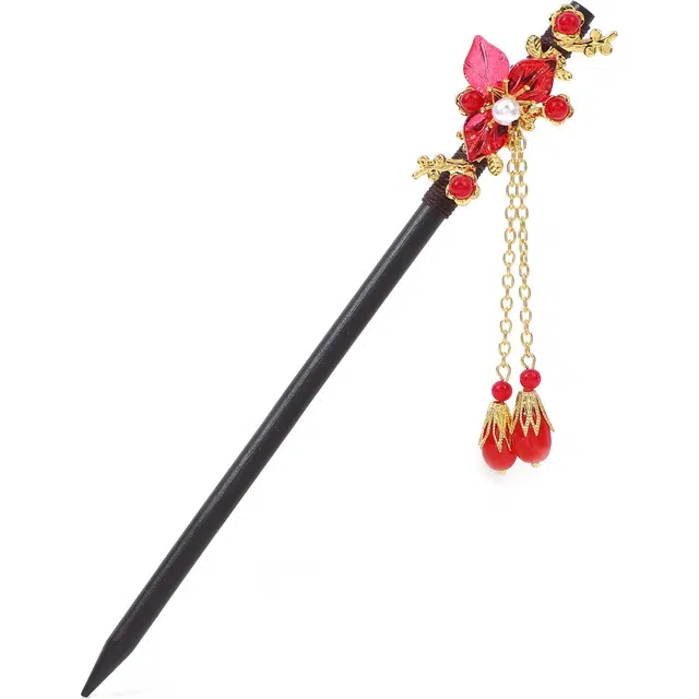 圣所 一剪梅流苏步摇新中式国风 手工木 发簪 女款