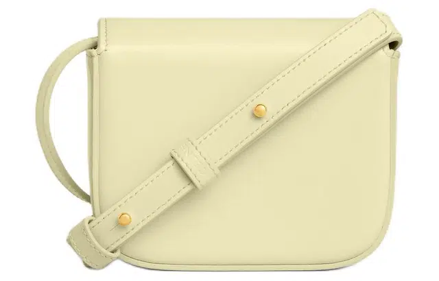 CELINE Triomphe Mini Shoulder Bag Light Yellow