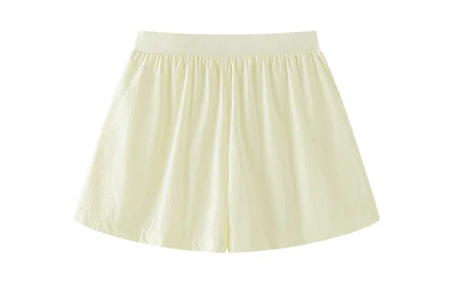 艾莱依 纯色中腰宽松简约休闲短裤 女款