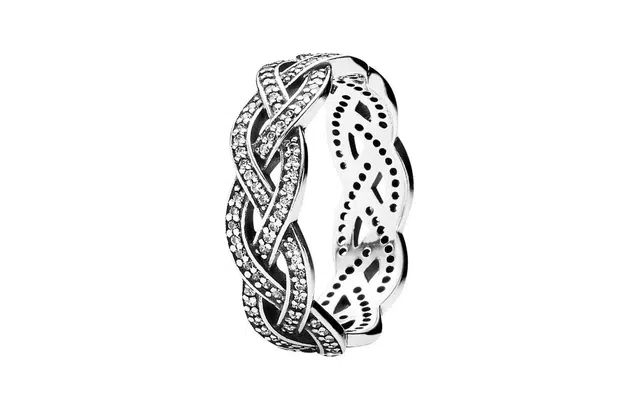 Pandora Woven Silver Ring