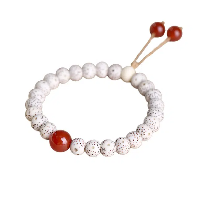 岁月静好 新中式国潮复古民族风原生态高油高密文玩佛珠 星月菩提 手串 男女同款情侣款