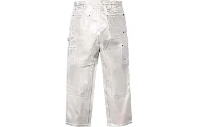 Supreme x MM6 Maison Margiela SS24 WEEK7 FOIL DOUBLE KNEE PAINTER PANT