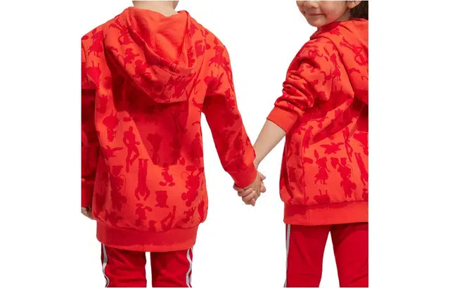 adidas x Disney 100 Hoodie Light Red