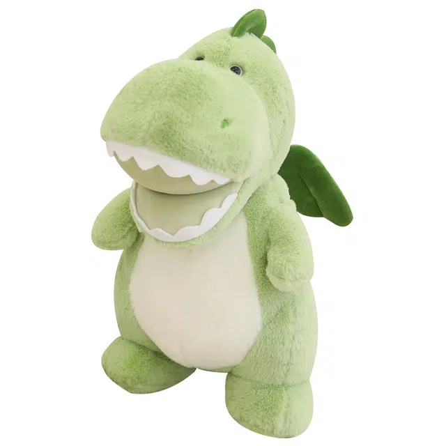 雄俊 开心小恐龙 带翅膀小恐龙 龙年吉祥物 玩偶 毛绒公仔