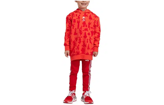 adidas x Disney 100 Hoodie Light Red