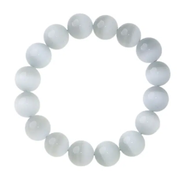 梨云暮雪 新中式纯净气质时尚氛围感 琉璃 玉石手串 男女同款情侣款