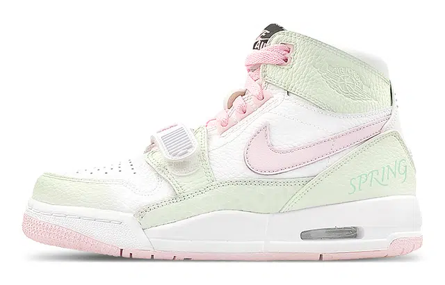 Jordan Legacy 312 High White Green Pink