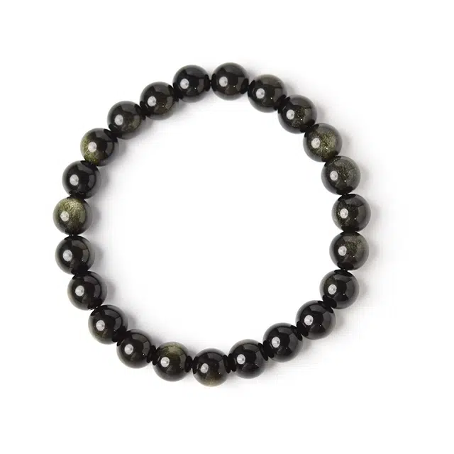 东海世家 国潮新中式国风 黑曜石 玉石手串 男女同款情侣款