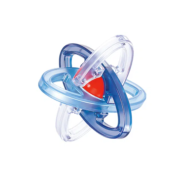 奇艺 国潮古典琉璃色孔明锁 鲁班锁 互动魔方 玩具