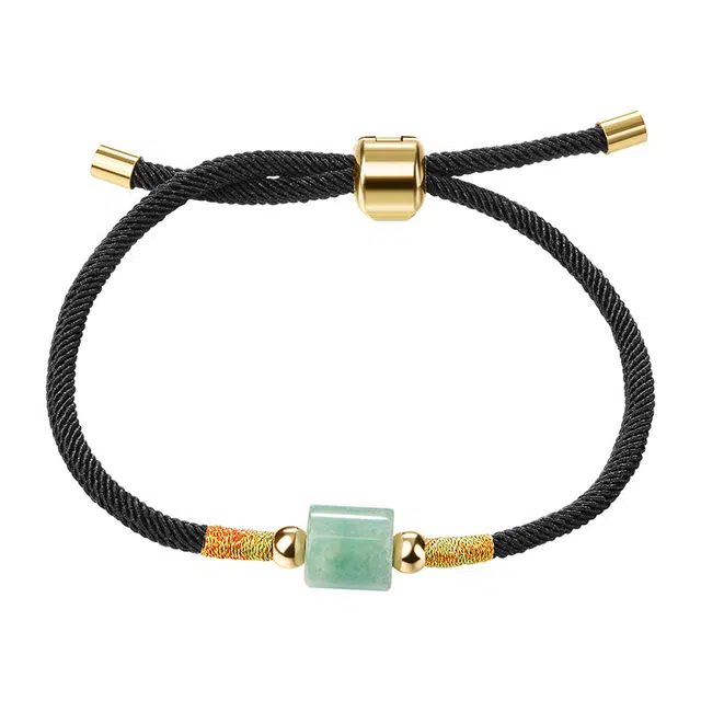 迷颂玛 新中式龙结手工编织绳手链 时尚国潮复古风中性设计简约百搭吉祥手饰 个性复古潮流首饰 铜 编绳 男女同款情侣款 精美礼盒