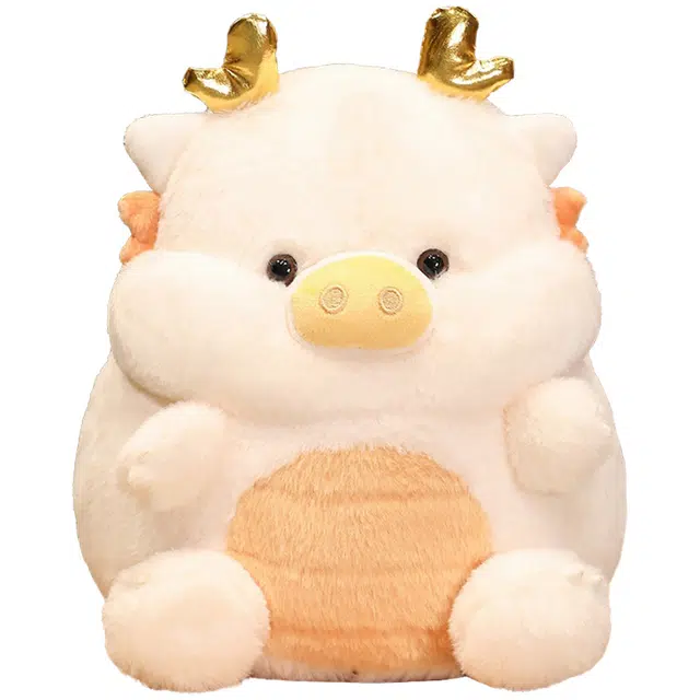 巴巴泥 爱龙猪 创意小猪 抱枕安抚娃娃 玩偶 毛绒公仔