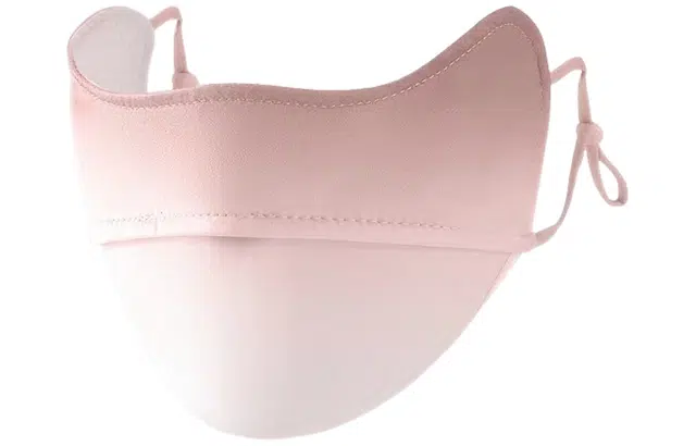 优幽兰 户外登山防风小众设计感渐变全脸遮阳舒适挂耳式透气骑行 口罩 女款