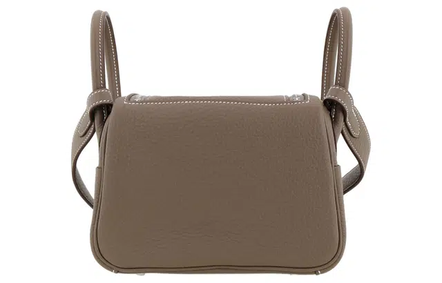 HERMES Lindy 19 Taurillon Clemence 18 Etoupe